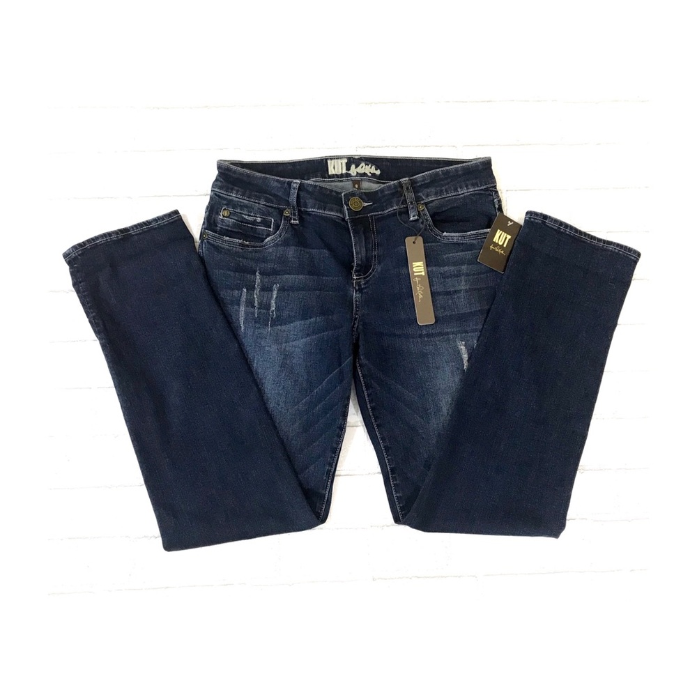 Kut From The Kloth | Distressed Sz 8 Straight Jean
